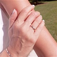 Vicenza - Piazzetta Palladio 2 - Ringe Salvini Dame Eva in Rosègold Diamante 0.003 Ct 20094062 - 20094062